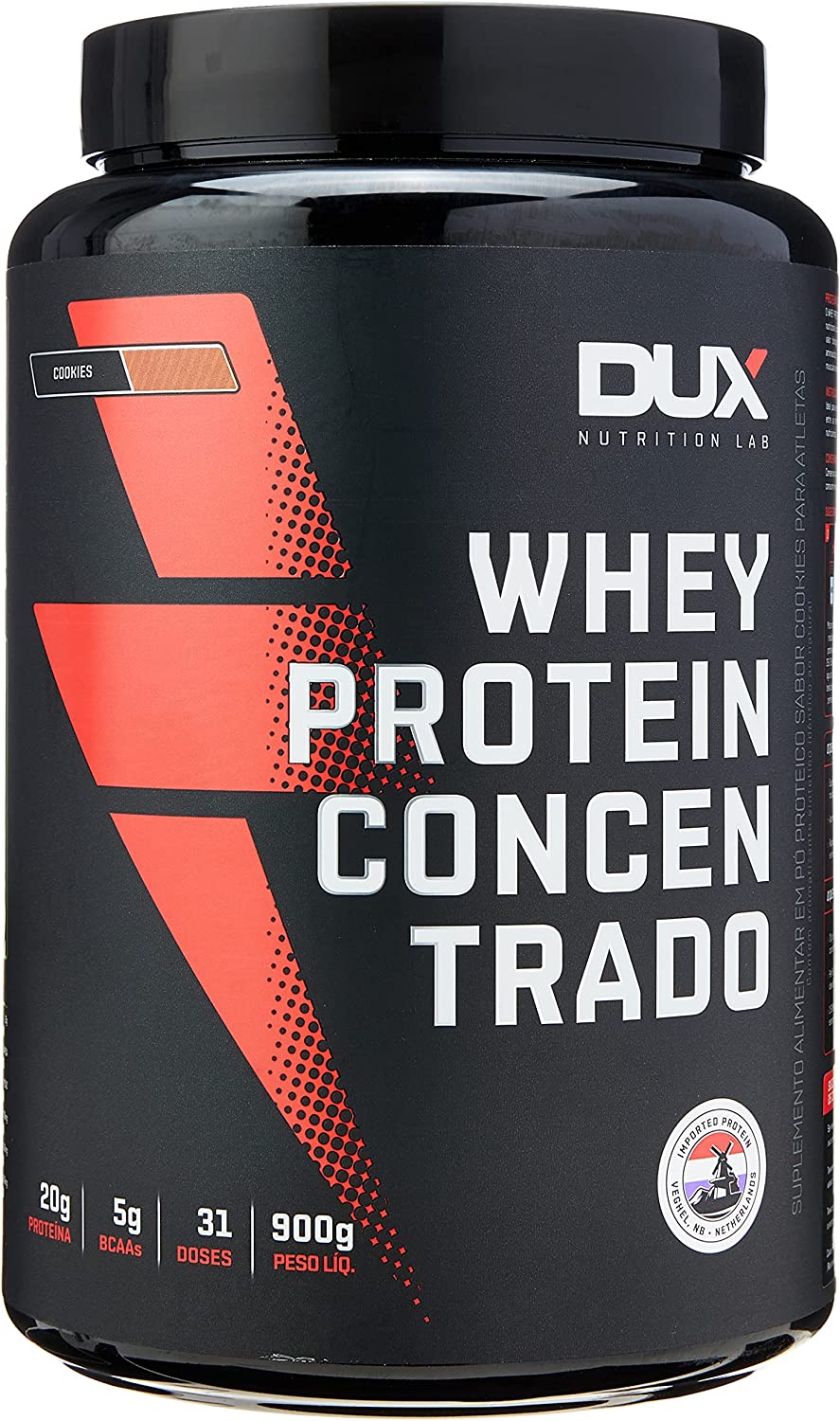 Whey Protein Concentrado - Sabor Cookies, Dux Nutrition