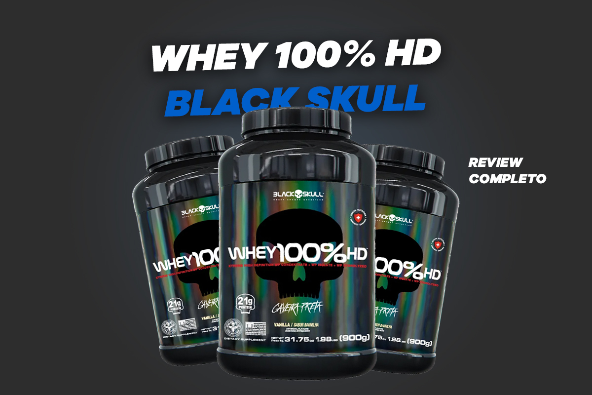 whey 100% hd black skull é bom