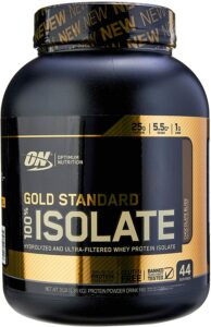 Optimum Nutrition, WHEY, Gold Isolate, 3,00 LBS (1.36KG) – Chocolate