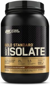 Optimum Nutrition, WHEY, Gold Isolate, 744G – Chocolate