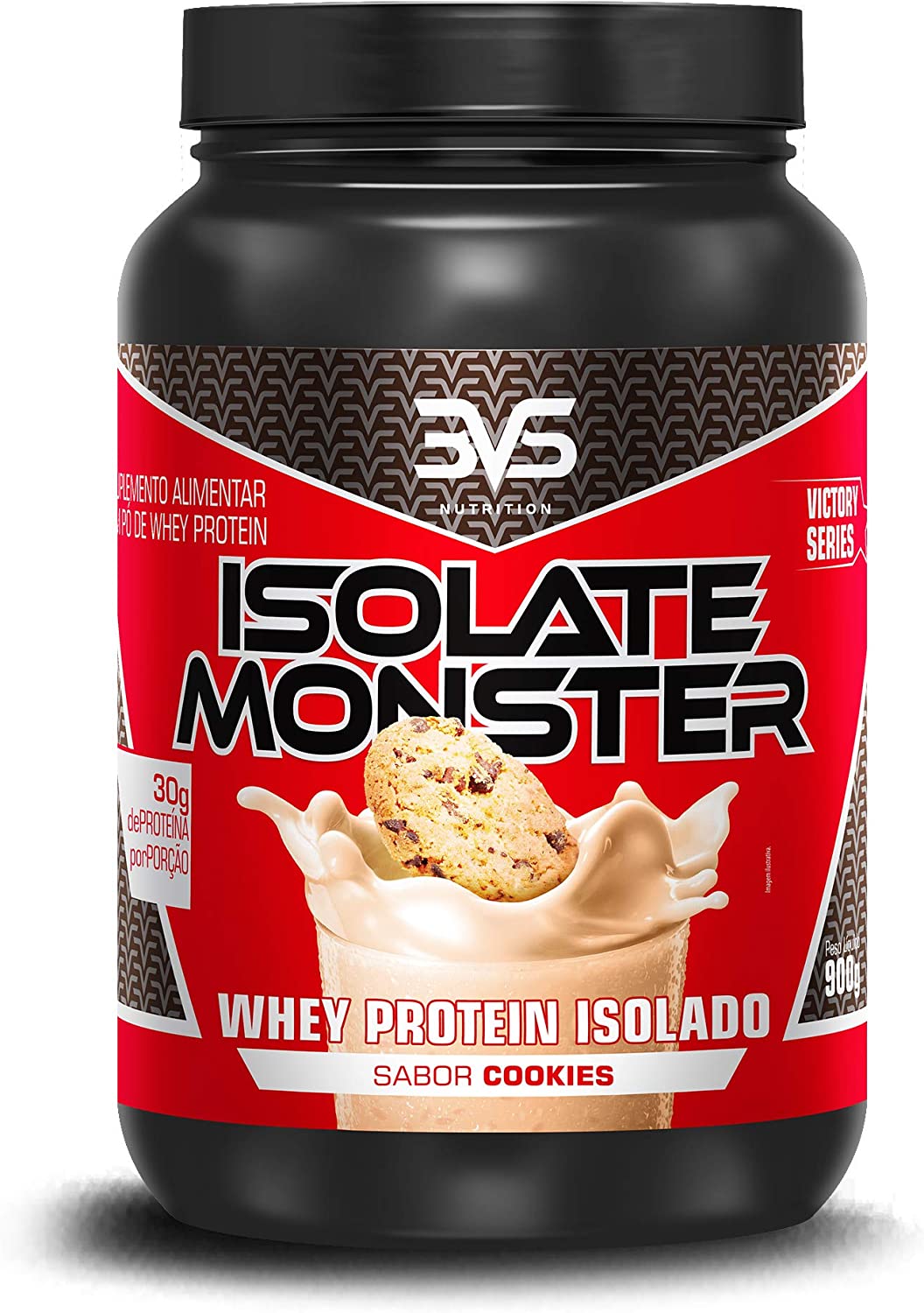 Whey protein Isolate Monster 900g – 3VS Nutrition – Cookies