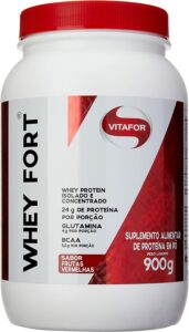 Whey Fort - 900g Frutas Vermelhas - Vitafor