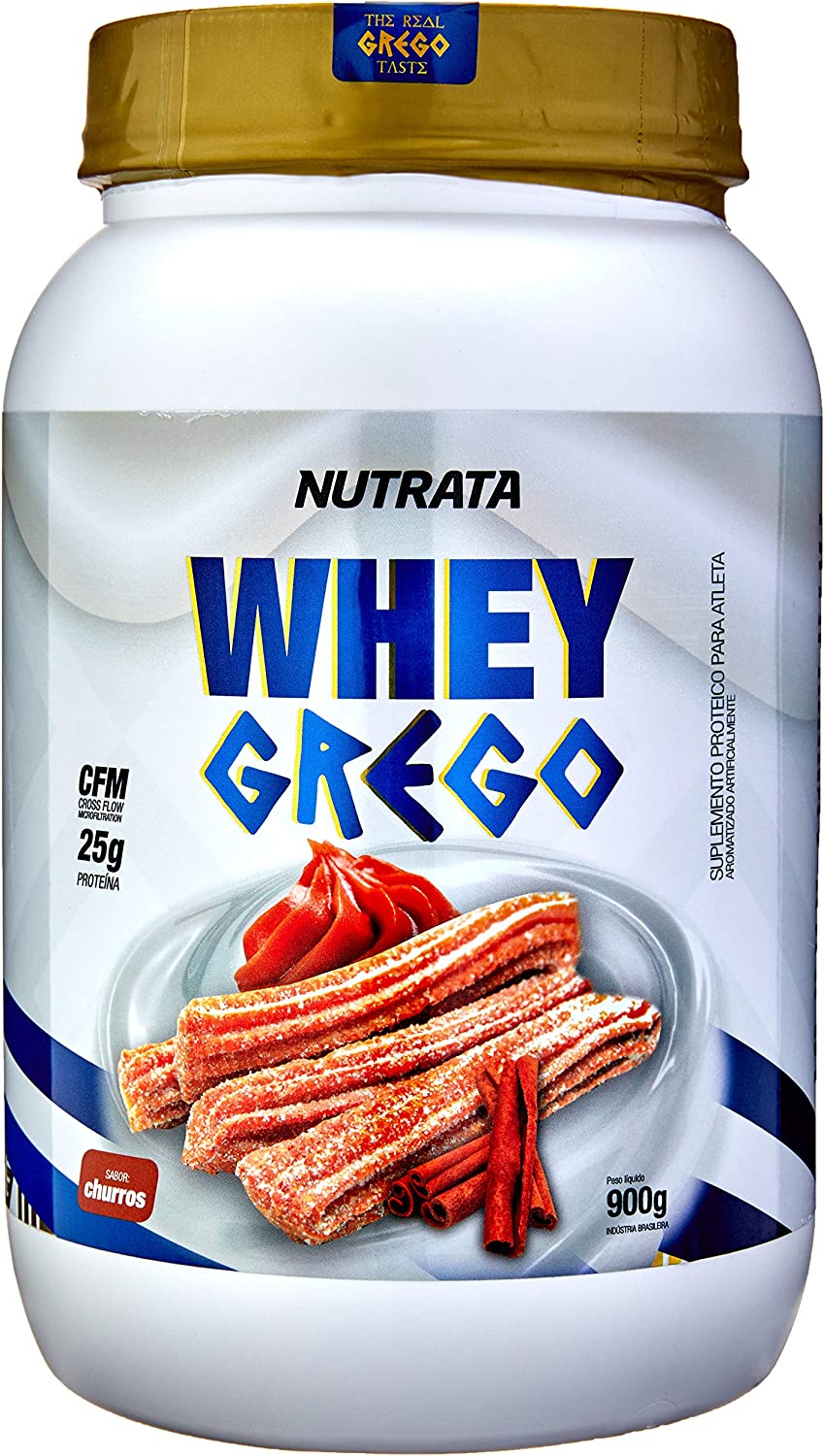 Whey Grego (900G) – Sabor Churros, Nutrata