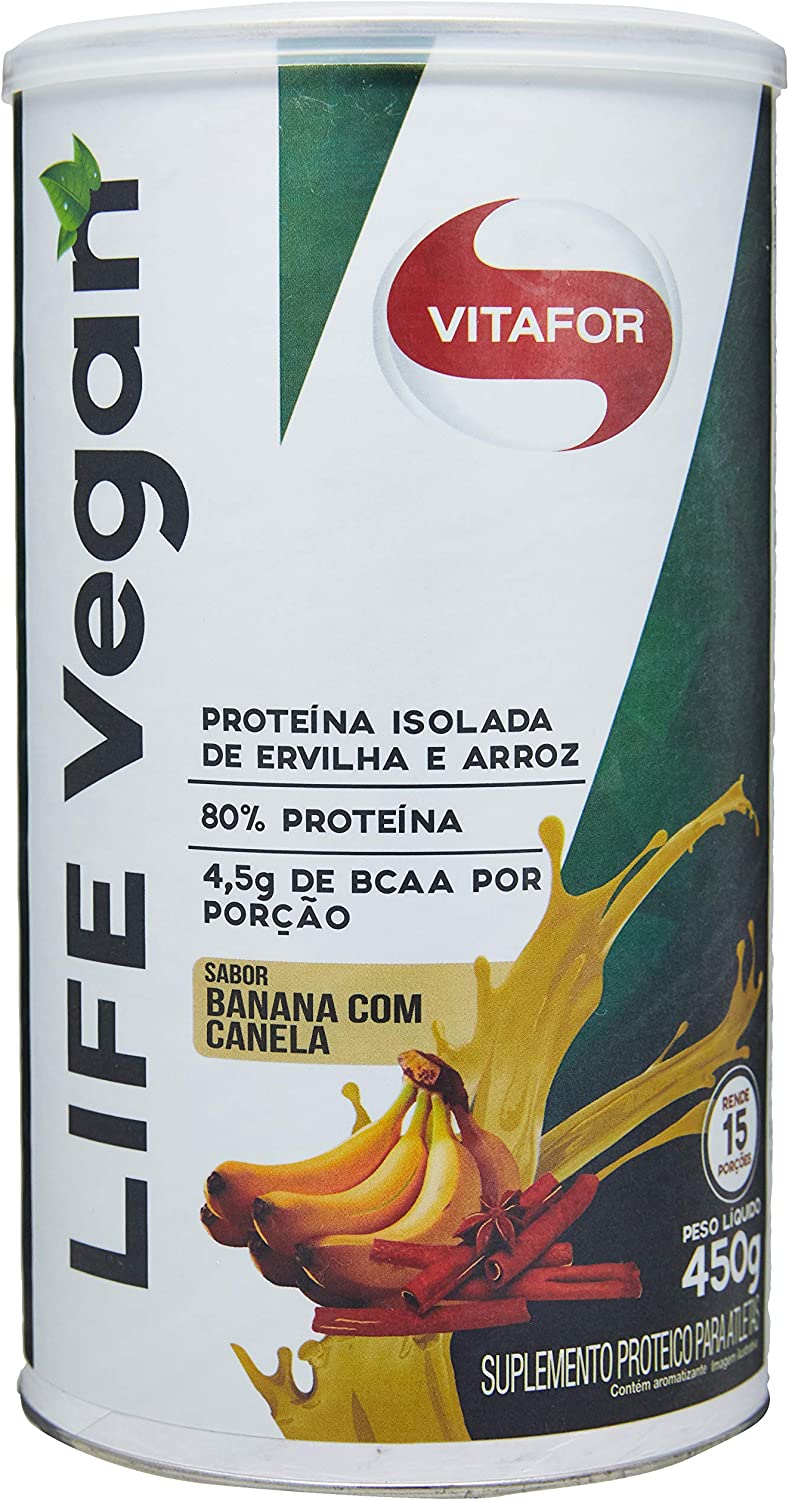 Life Vegan – 450g Banana com Canela, Vitafor