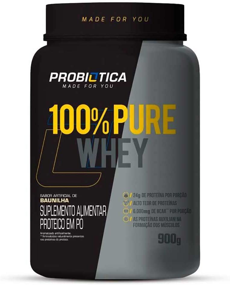 100% Pure Whey Nova Fórmula – 900g Chocolate – Probiótica