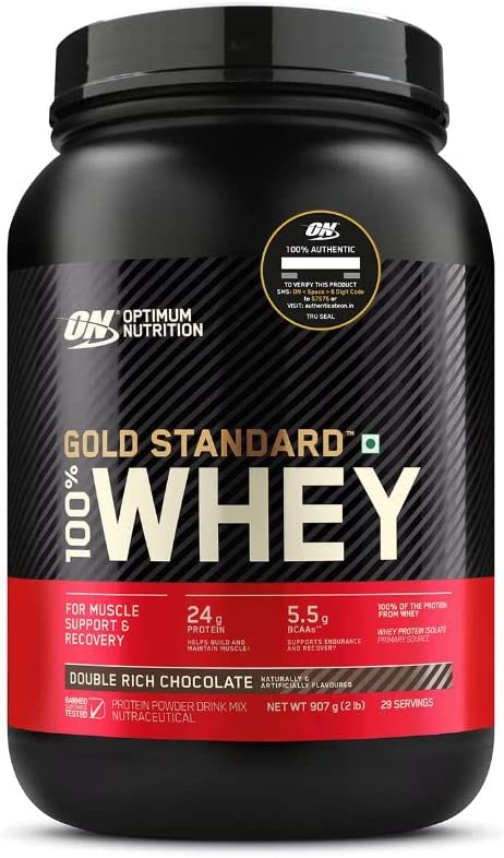 Gold Standard 100% Whey Chocolate 907g – Optimum Nutrition, 907g – Optimum Nutrition