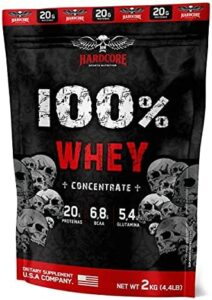 100% Whey Concentrado 2kg Chocolate - HardCore